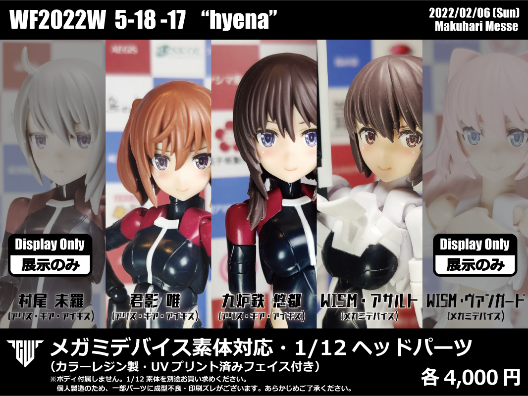 ワンフェス みんトラ10 hyena アリス・ギア・アイギス