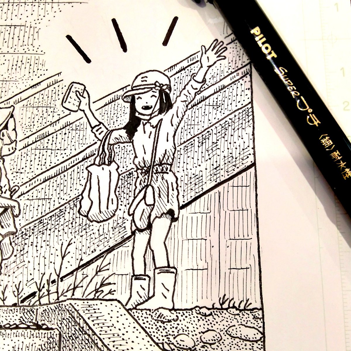 漫画、少しずつ描いてます。良い表情。https://t.co/xdDv43qY3i 