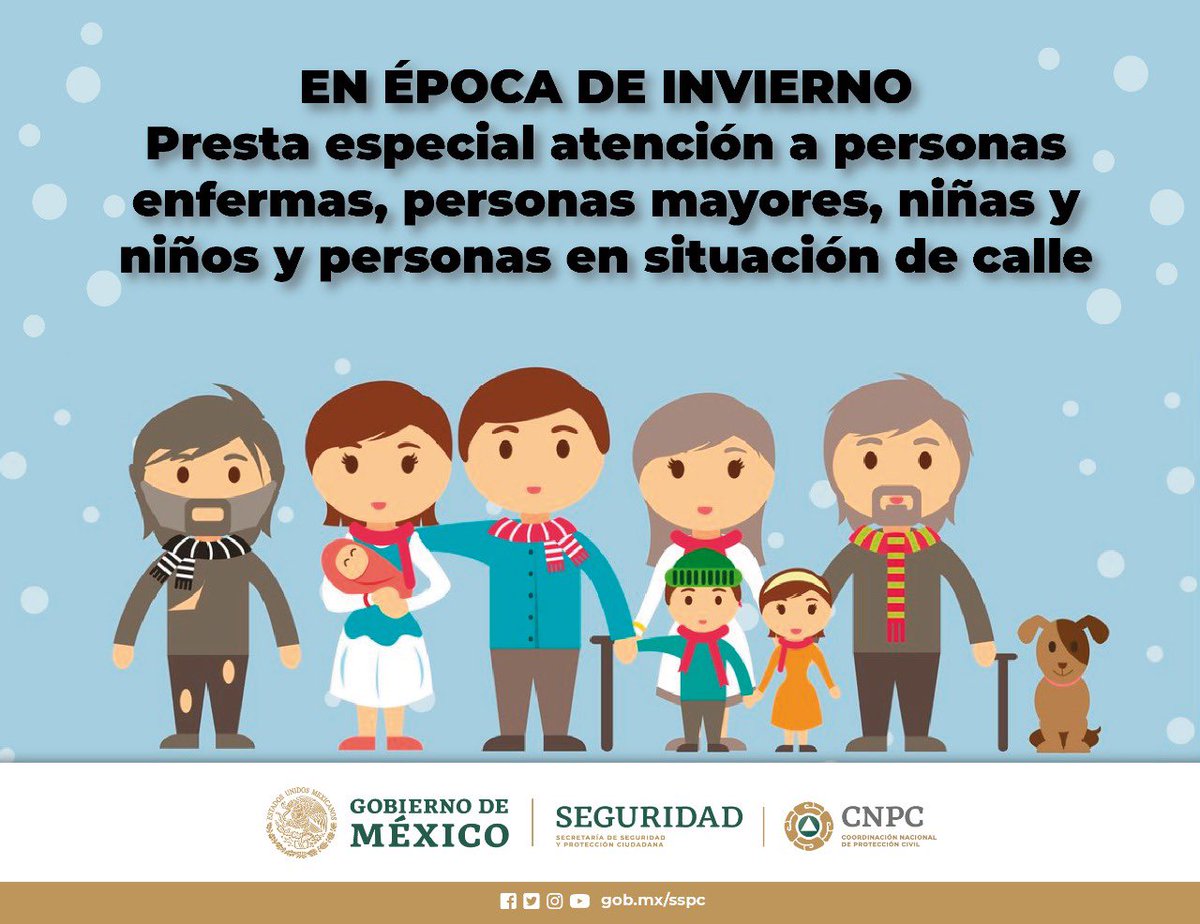 CNPC_MX's tweet photo. 🧐¿Conoces la técnica de la cebolla para protegerte del #Frío?

❄️Consiste en usar varias prendas en diferentes capas para resguardarse, en vez de una sola gruesa
❄️Se recomienda para personas adultas mayores, niñas y niños

¡Abrígate y cuídate de las bajas temperaturas! https://t.co/vahZW1qr65