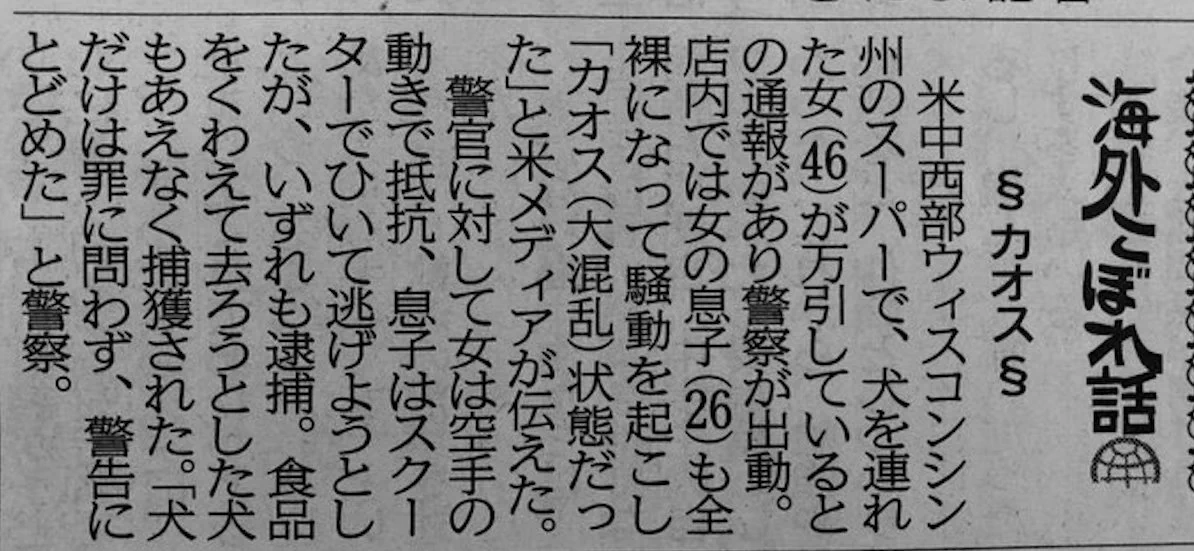 まさしくカオス状態…！海外のスーパーで起きた万引き騒動が無茶苦茶すぎ！！