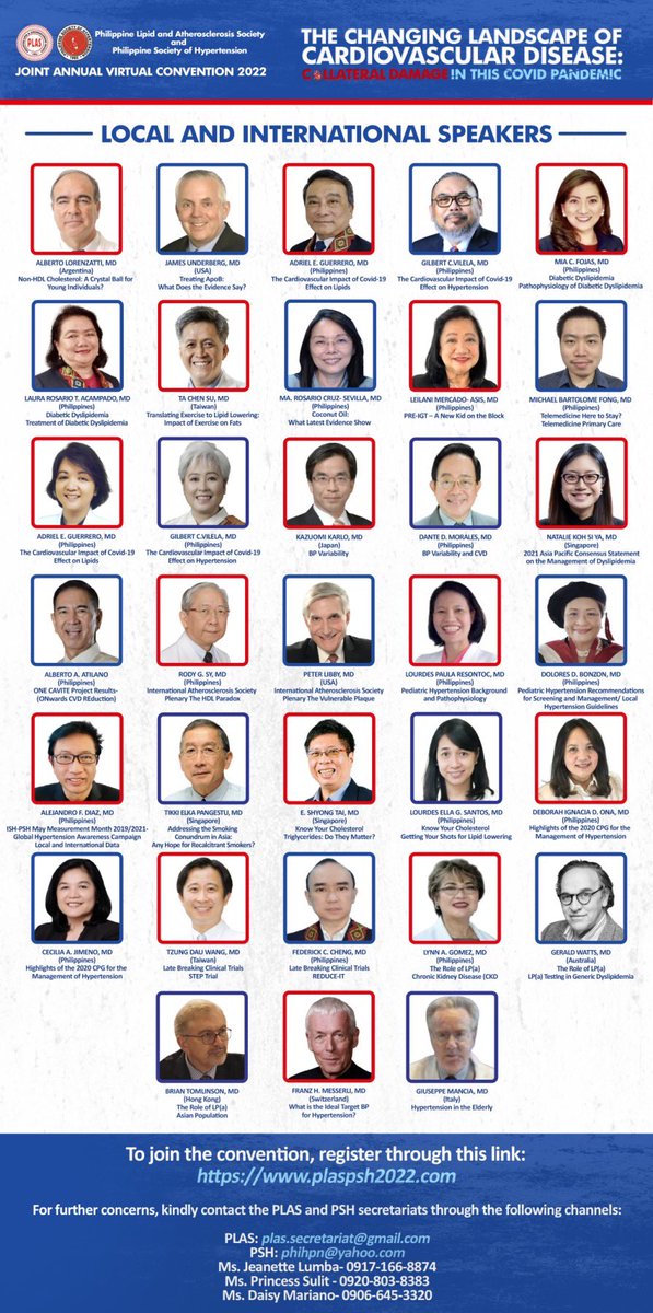 EJBL_NukeCardio's tweet photo. Listen to our stellar faculty! 
Registration is OPEN! Access the convention website and register!
#PLASPSH2022Conv

https://t.co/b9l8daevaJ

Mark your calendars and save the date!
*February 23-25, 2022* https://t.co/b43ky77YMH