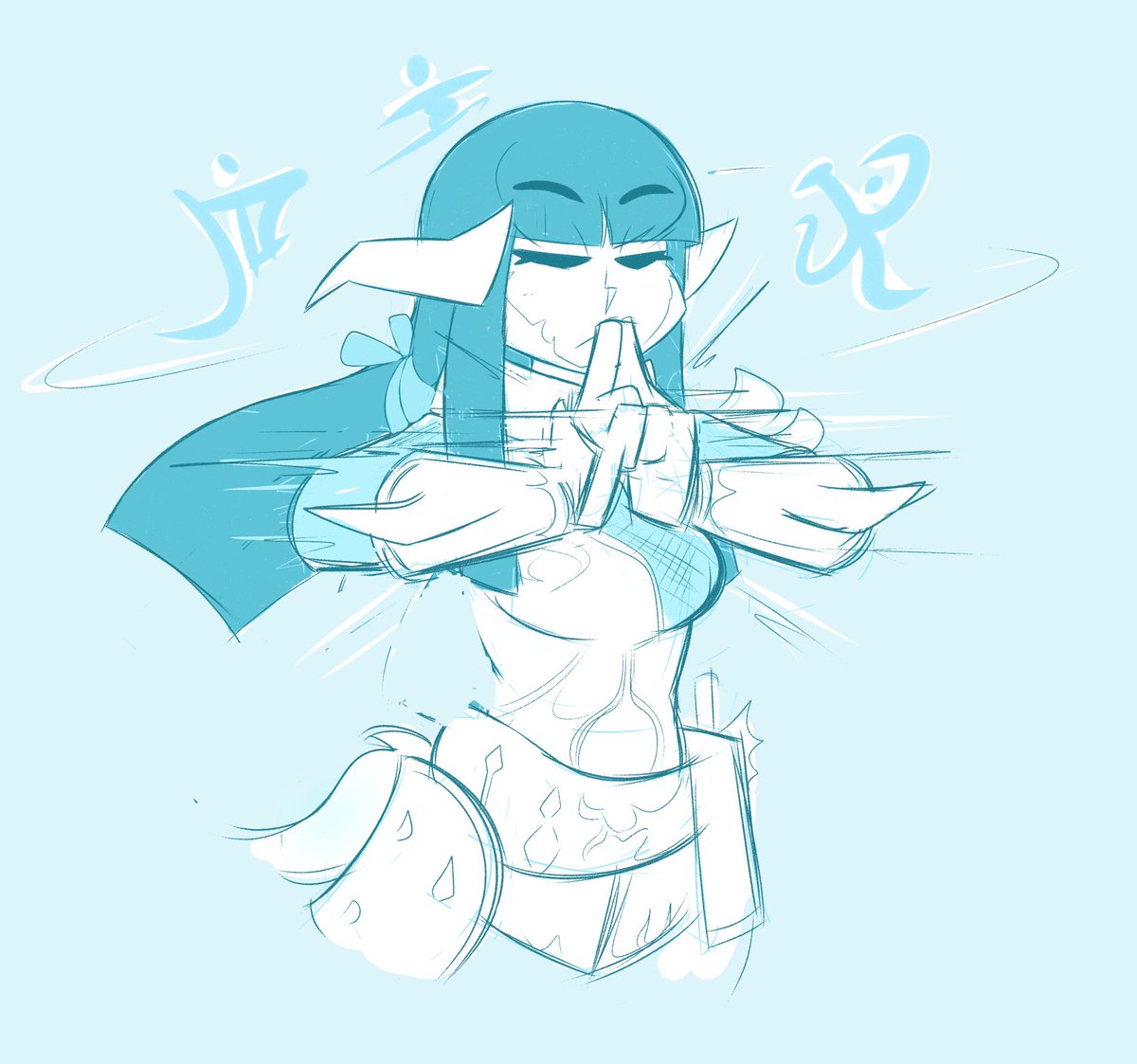 kililewd's tweet photo. Ten chi Tii-tii - Yugiri sketch comm 👀 https://t.co/4x0hESeReF