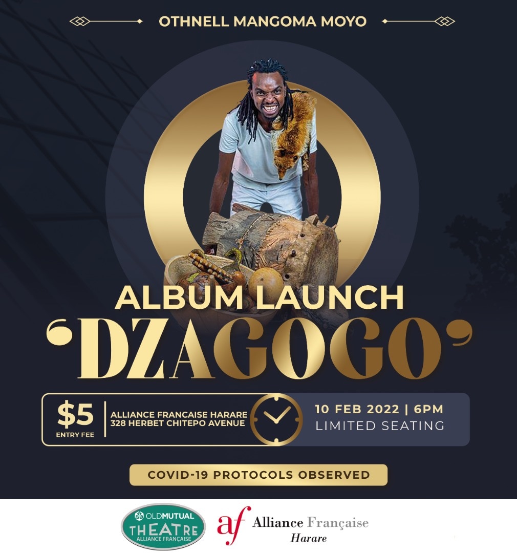 #DzaGogo musical album launch. This is a musical album that focuses on Zimbabwean Indigenous music produced from instruments that were burnt/destroyed during colonialism & are still termed demonic by brainwashed locals. See you on the 10th