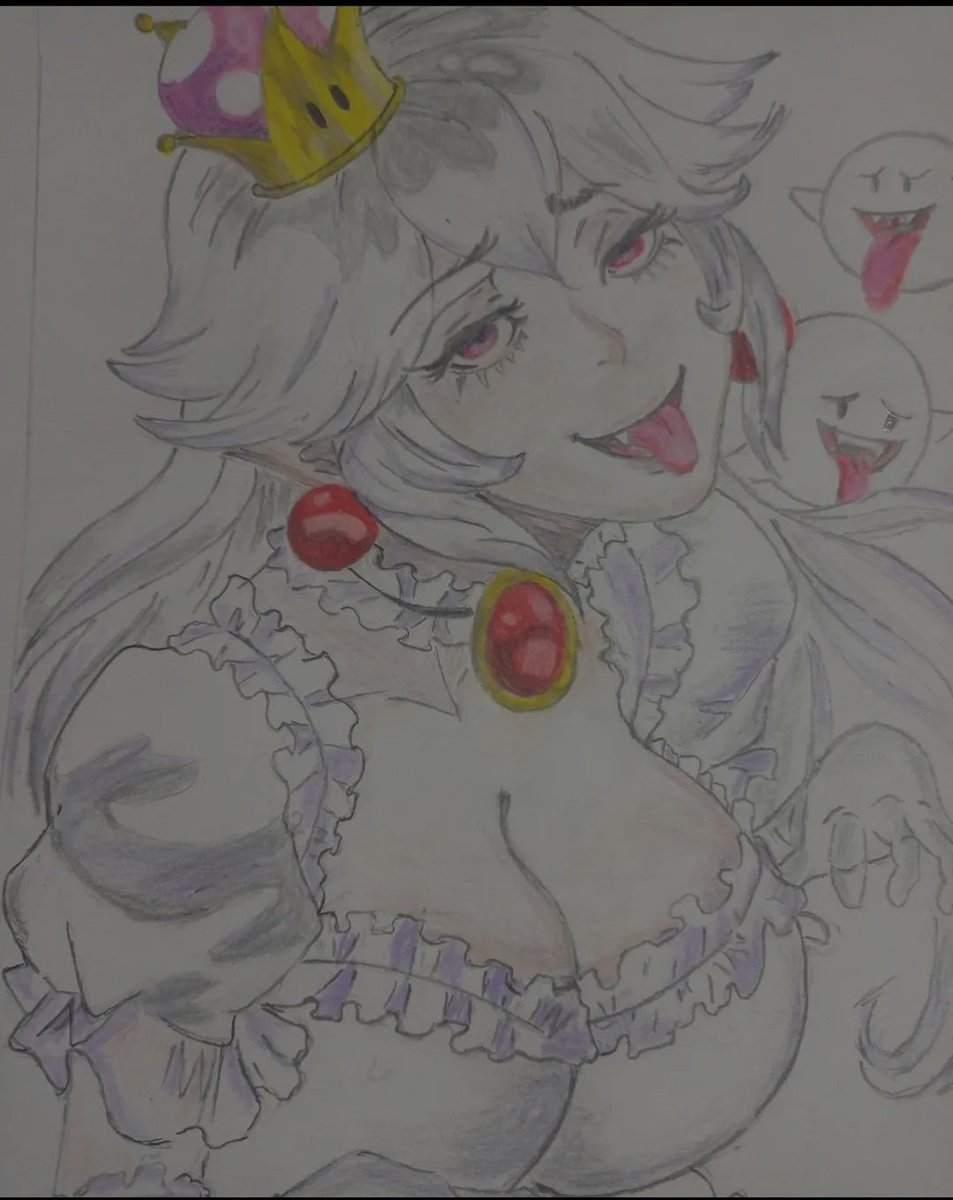 Dibujo terminado yei buenas noches zzzz .. a dormir temprano