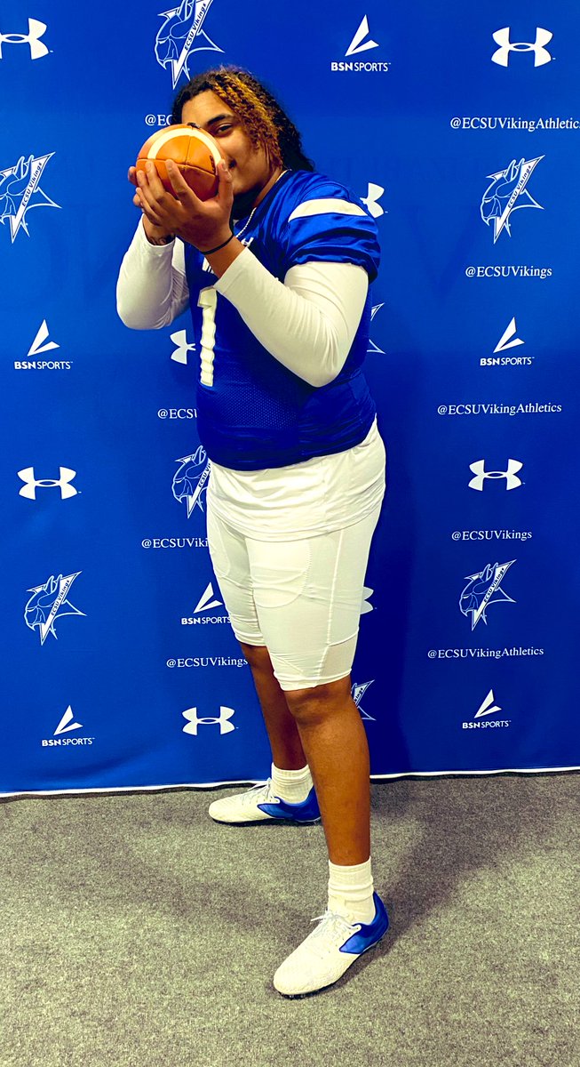 Thank You <a href="/ECSUVikingFBall/">ECSUVikingFootball</a> <a href="/Mrshutdown/">Coach Red</a> <a href="/CoachFinnin/">Matthew Finnin</a> <a href="/Coach_MHilliard/">Marcus A. Hilliard</a>  Really Enjoyed my official Visit ! #AGTG Go Vikings !