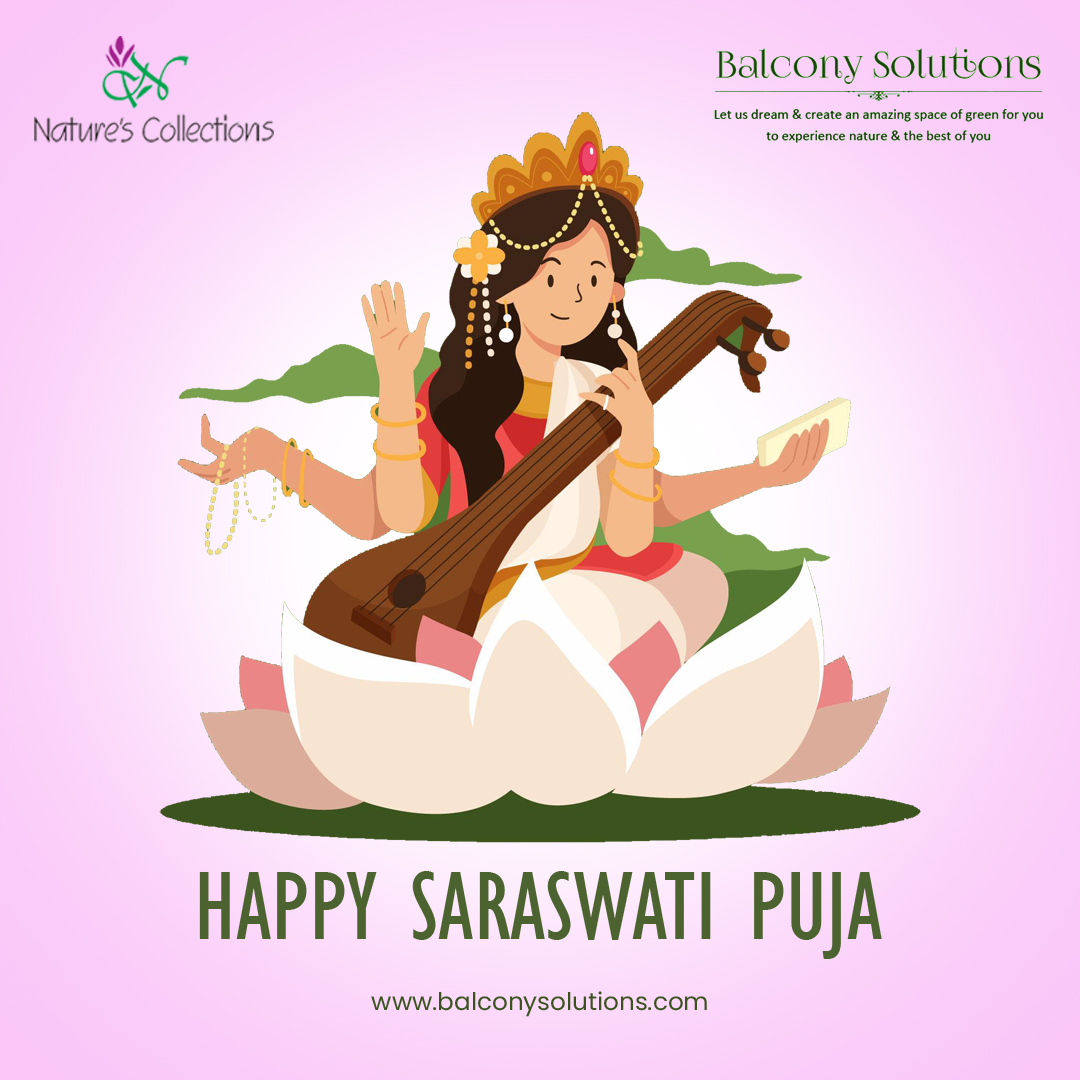 BalconySolution's tweet image. Balcony Solutions wishes you all a very Happy Saraswati Puja and we pray that this festival brings happiness, wisdom, and success in every sphere of your life!

#saraswatipuja #BalconySolutions #HappySaraswatiPuja #vasantpanchami #NaturesCollections