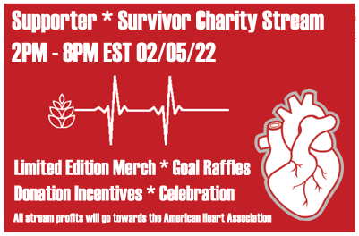 All happens at twitch.tv/indifferentnow | We hope you can make it! #charitystream #twitch #heartattacksurvivor