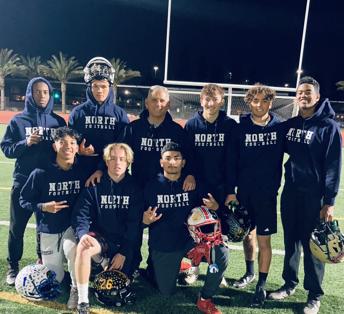 NKaravedas's tweet photo. Ready to Lock it all down tomorrow night #DBRoom #OCAllStarGame #BestGroup #GoNorth 🏈 https://t.co/AWQiCGQ9Vk