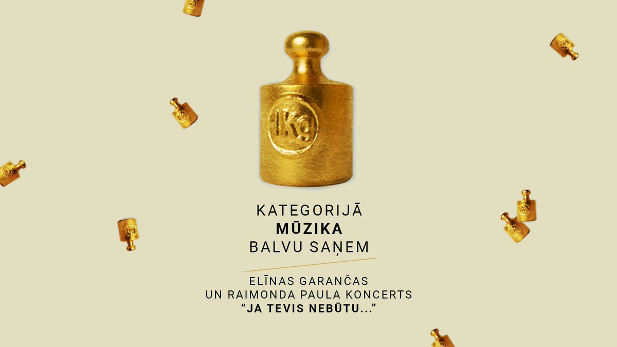 100g kultūras (@100gkulturas) on Twitter photo Kategorijā “Mūzika” balvu saņem <a href="/elinagaranca/">Elīna Garanča</a> un <a href="/MaestroPauls/">Raimonds Pauls</a> koncerts “Ja tevis nebūtu...” Latvijas Nacionālajā teātrī.
#KilogramsKultūras2021 Kategorijā “Mūzika” balvu saņem <a href="/elinagaranca/">Elīna Garanča</a> un <a href="/MaestroPauls/">Raimonds Pauls</a> koncerts “Ja tevis nebūtu...” Latvijas Nacionālajā teātrī.
#KilogramsKultūras2021