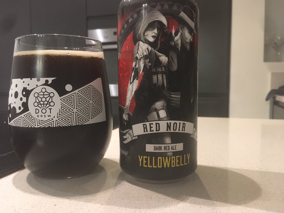 First beer of the weekend. 
Red Noir by <a href="/YellowBellyBeer/">YellowBelly Beer 🍺</a> 
A fantastic red ale.