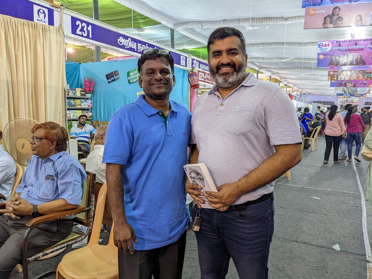 jagadeesans's tweet image. #ChennaiBookFair #Samas #JudgeChandru #JaiBhim