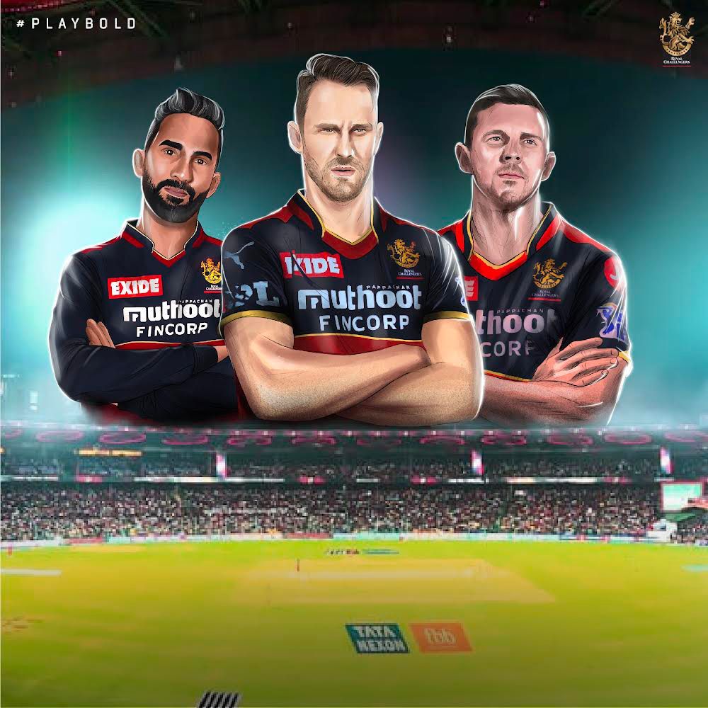 RCBTweets's tweet photo. A few TITANS have arrived. 😉🙌🏻

We can’t wait for #IPL2022 to kick off! 🔥

#PlayBold #WeAreChallengers #ClassOf2022 https://t.co/vcYt6hp9AA