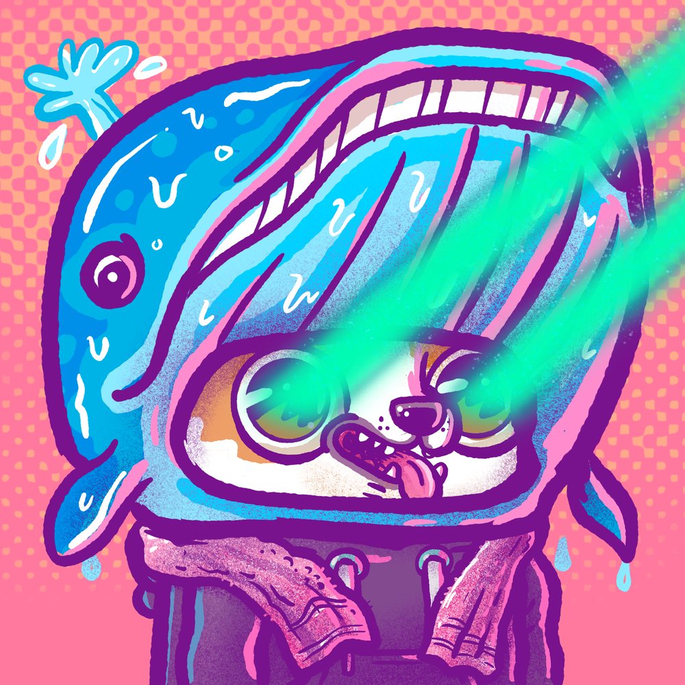 My dog got a revelation while listening to the previous AMA with <a href="/OceanicSociety/">Oceanic Society</a> in <a href="/SpacePoggersNFT/">SPACEPOGGERS.ETH</a> discord. 
He always felt whales 🐋 deseverd more than what they got. 
Beam eyes is a start! 👀