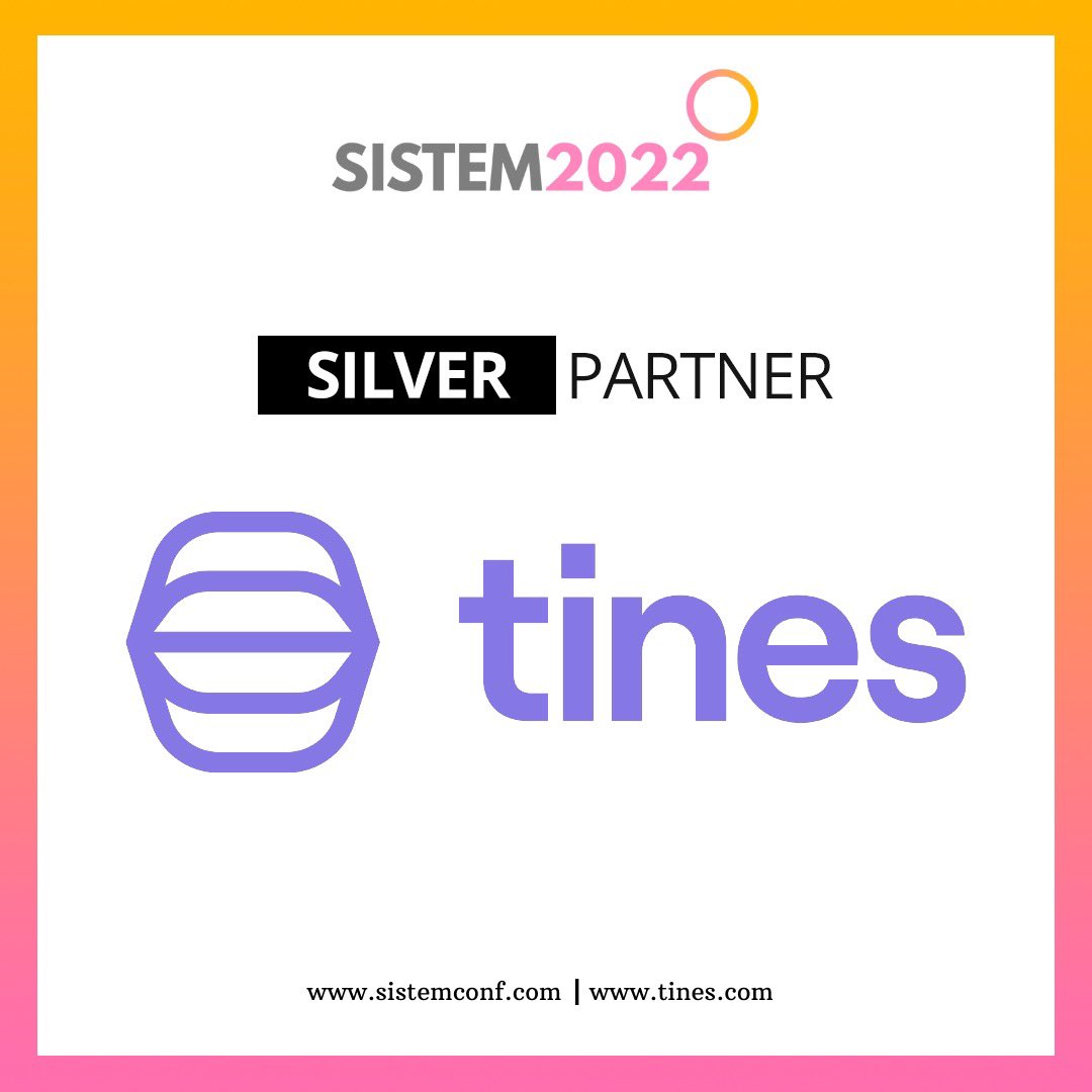 Tada, a wild Silver sponsor for #SISTEM2022 has appeared! 👀✨

A big thank you to <a href="/tines_io/">Satya</a> for joining us this year and supporting the conference! 🎉🎉🎉
 
Check out more of the magic that happens at Tines ➡️ Tines.com