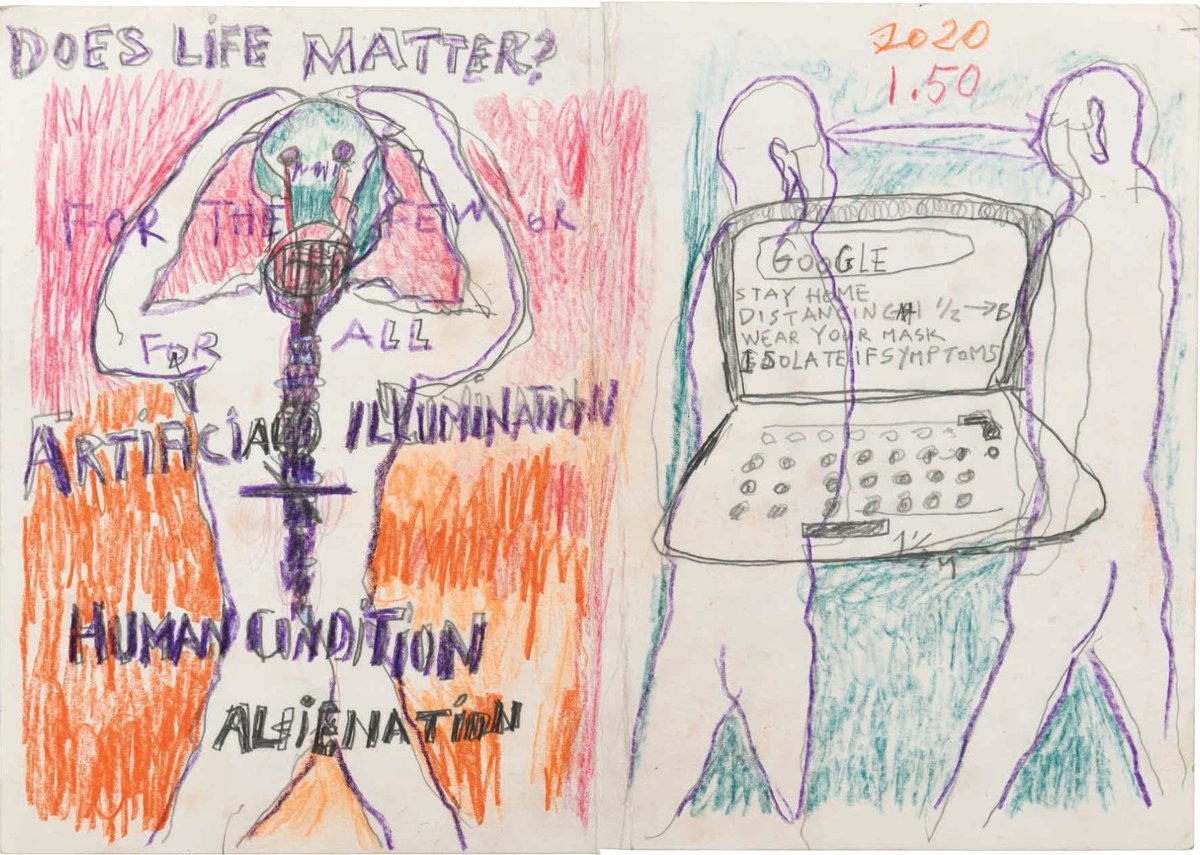 We are pleased to announce the release of the 10th Anniversary Issue of ARTMargins (10.3), dedicated to Svetlana Boym. 
IMAGE: Anna Boghiguian, The Ghosts of Past Events in the Hall of Mirrors, 2022. <a href="/mitpress/">The MIT Press @mitpress.bsky.social</a> 
#contemporaryart #newissue #globalart #annaboghiguian #criticaltheory