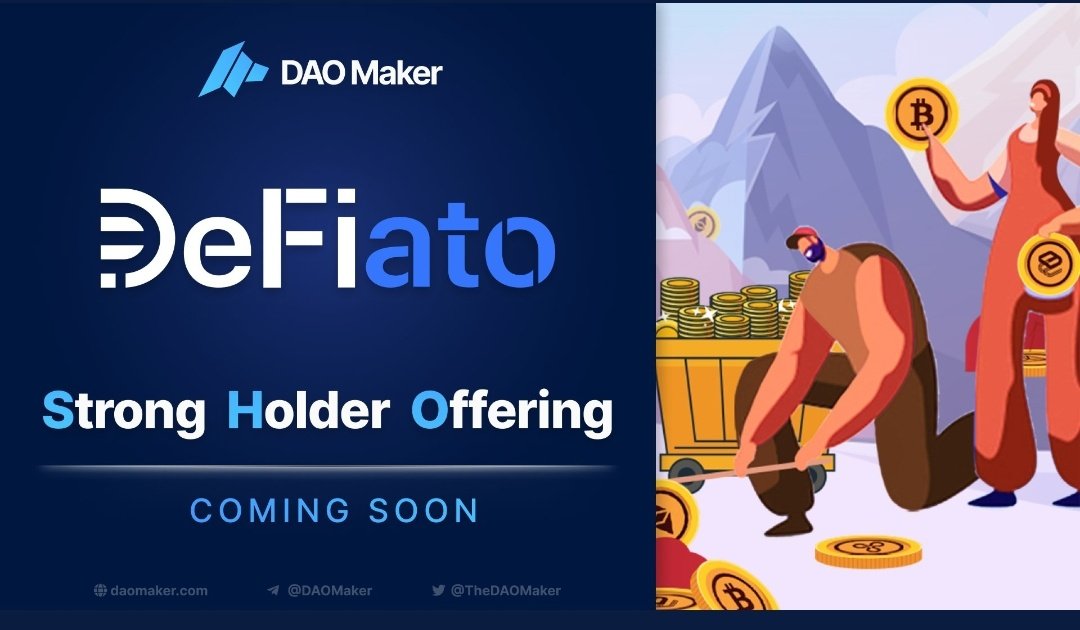 Defiato SHO Campaign 🚀
Dao maker Community round  

💵$5000 in $DFIAT tokens will be distributed to 50 lucky winners! 🏆

Joining Link:- wn.nr/MmfPbZ

- Submit BSC Address 💥
- Complete All Task 💥

#Airdrops #elfdrop #airdropstation #Giveaway #freecrypto #airdrop