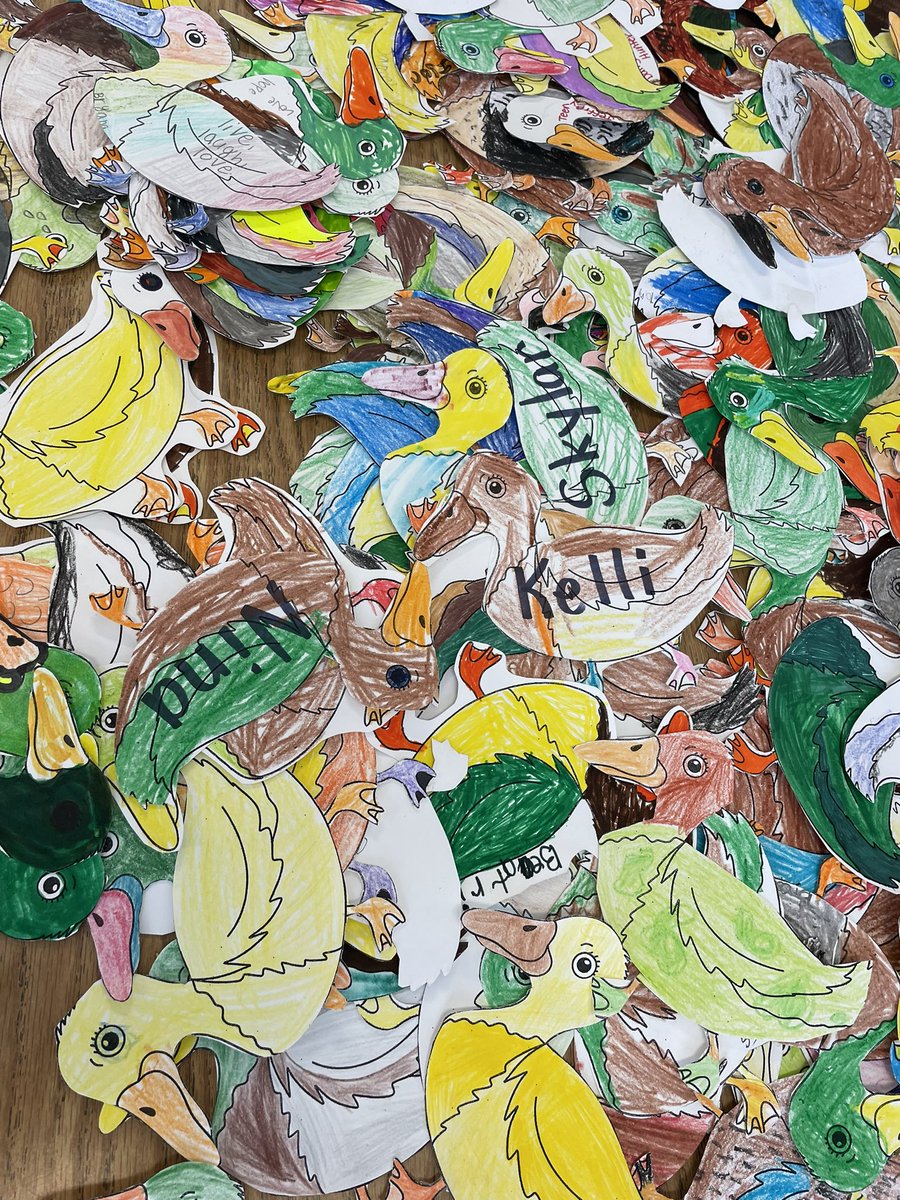 Our WOES students loved walking by and seeing their contribution to the banner that was headed to ECHS. Students added words of sympathy and encouragement to some ducks! 💕 <a href="/CarteretK12/">Carteret County Public School System</a> <a href="/WOESwildcats/">Whiteoak Elementary School Wildcats</a>