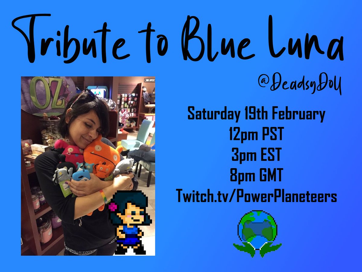 Online in 30 mins.

twitch.tv/PowerPlaneteers