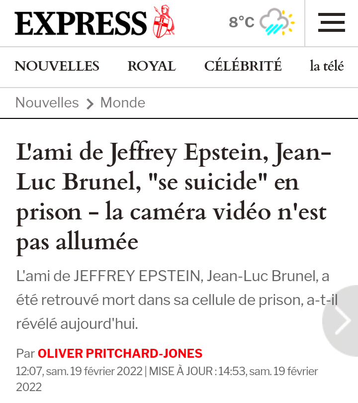 JozDire's tweet image. C'est un modèle déposé !

Suicide sans image, ou exfiltration dans le calme ?

&amp;lt; Problèmes techniques &amp;gt; pour #Epstein, &amp;lt; caméra off &amp;gt; pour #JeanLucBrunel