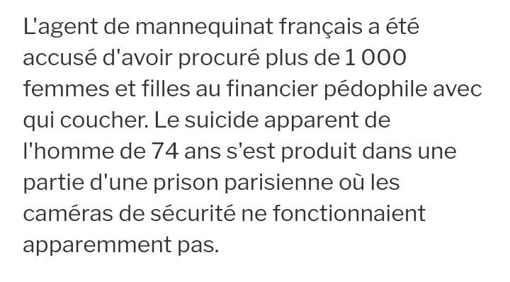 JozDire's tweet image. C'est un modèle déposé !

Suicide sans image, ou exfiltration dans le calme ?

&amp;lt; Problèmes techniques &amp;gt; pour #Epstein, &amp;lt; caméra off &amp;gt; pour #JeanLucBrunel