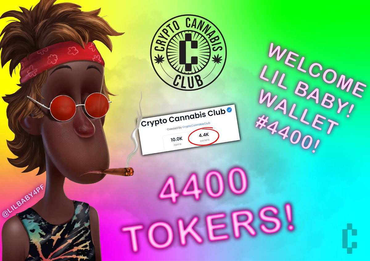 Hey @lilbaby4pf - welcome to the club fam 👊 Holler at us - we gotta get you a custom TOKER 💨💨💨 #4400 #CCC