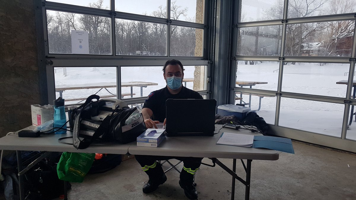 Our awesome medic at HQ!