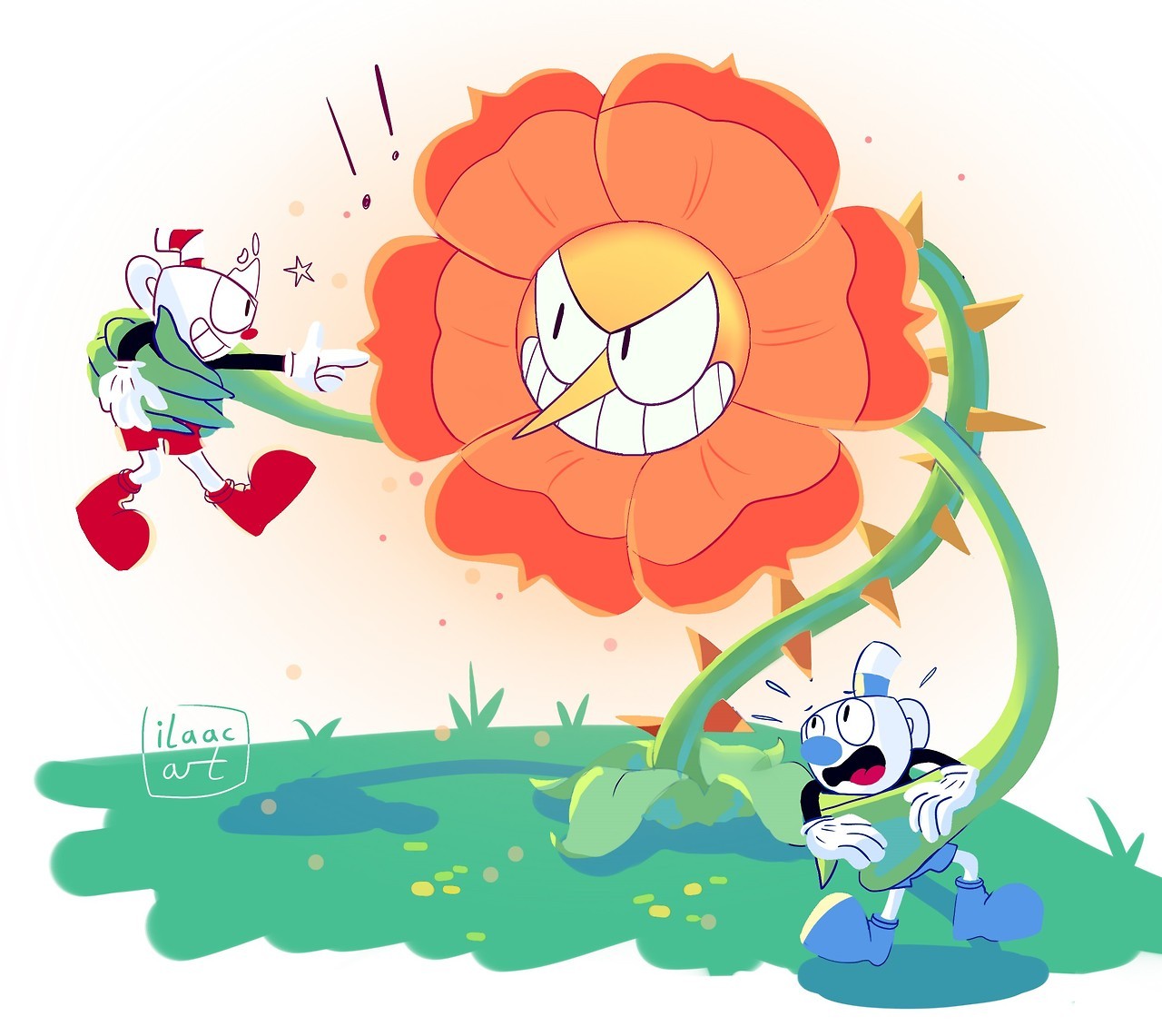 Cuphead , cuphead, cuphead and mugman, cuphead game, cagney