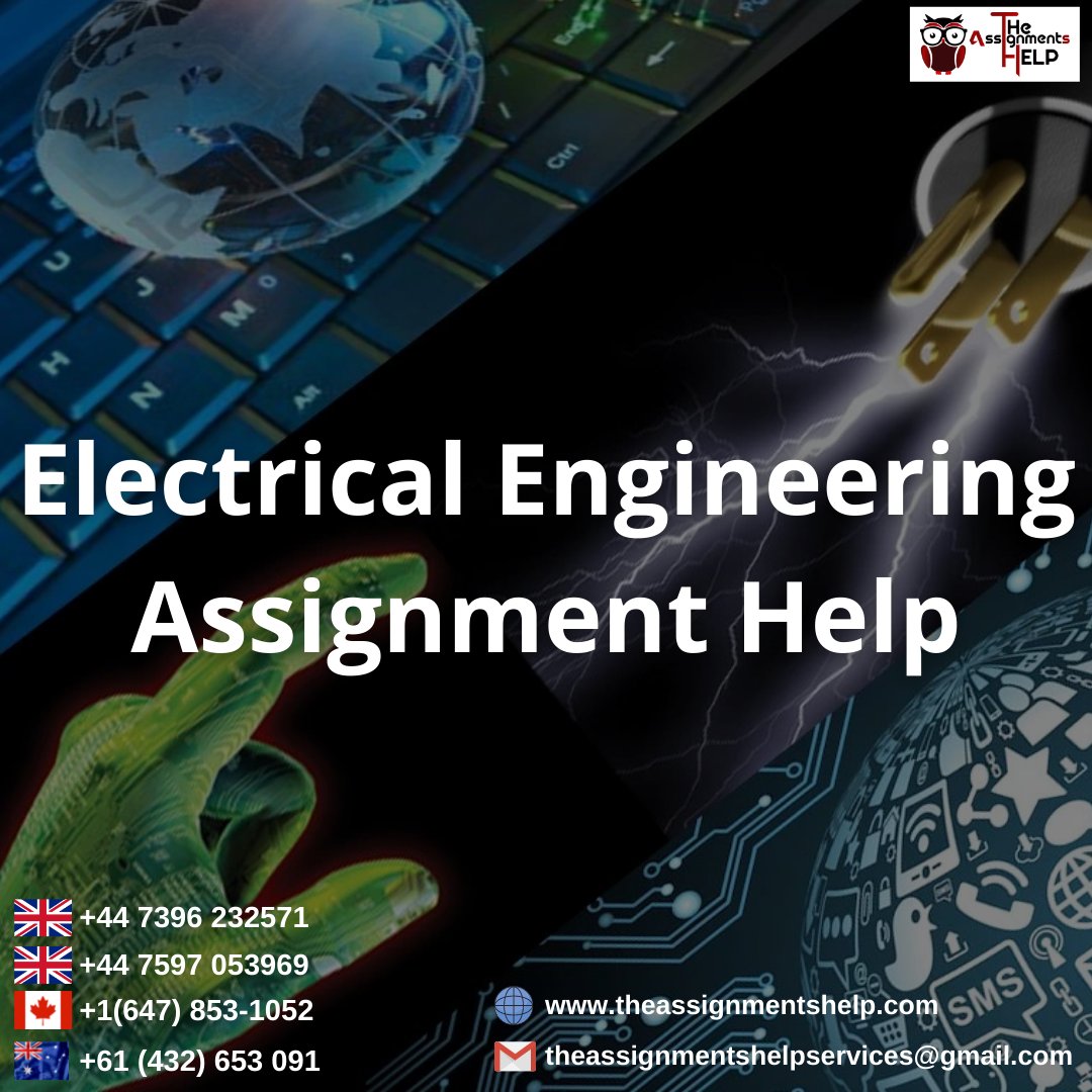 tasignmentshelp's tweet image. Be confident! Because you choose our Electrical
assignment help services.
Order your task Now:
#electricalengineer #electricalengineeringassignment #electricalengineeringassignmenthelp #writingassignment #writinghelp #assignmenthelp #assignments #help
