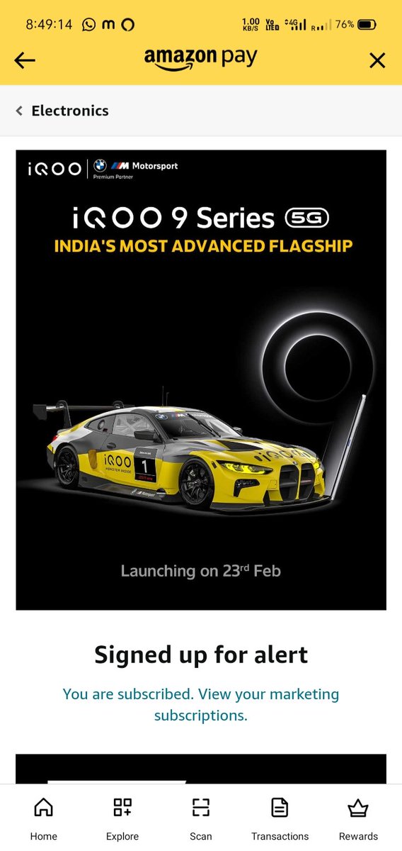 ptdeepakjha's tweet photo. The best feature of this smartphone according to me is the fast charging of 120w and the extendable Ram. Thank you so much @IqooInd for launching these amazing products for students like us in this type of reasonable prices. 
Thankful to@amazonIN
#iQOO9Series #IQOO9AmazonSpecial https://t.co/L5w1h5mz64