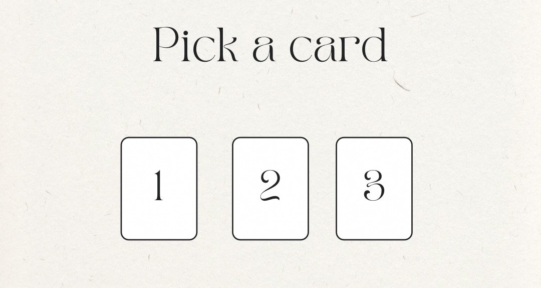 Pick a card with suchatarot.

การเปลี่ยนแปลงที่จะเกิดขึ้นกับเรา
— ? 

🌥 เลือกไพ่ที่ชอบแว้บแรกค่ะ
รีทวิต + เมนชั่น = ค่าครูนะคะ

#ดูดวง #ดูดวงฟรี #ดูดวงแม่น #ดูดวงความรัก #ดูดวงแม่นๆ #ดูดวงไพ่ยิปซี #ดูดวงการเรียน #ดูดวงการงาน #ดูดวงออนไลน์