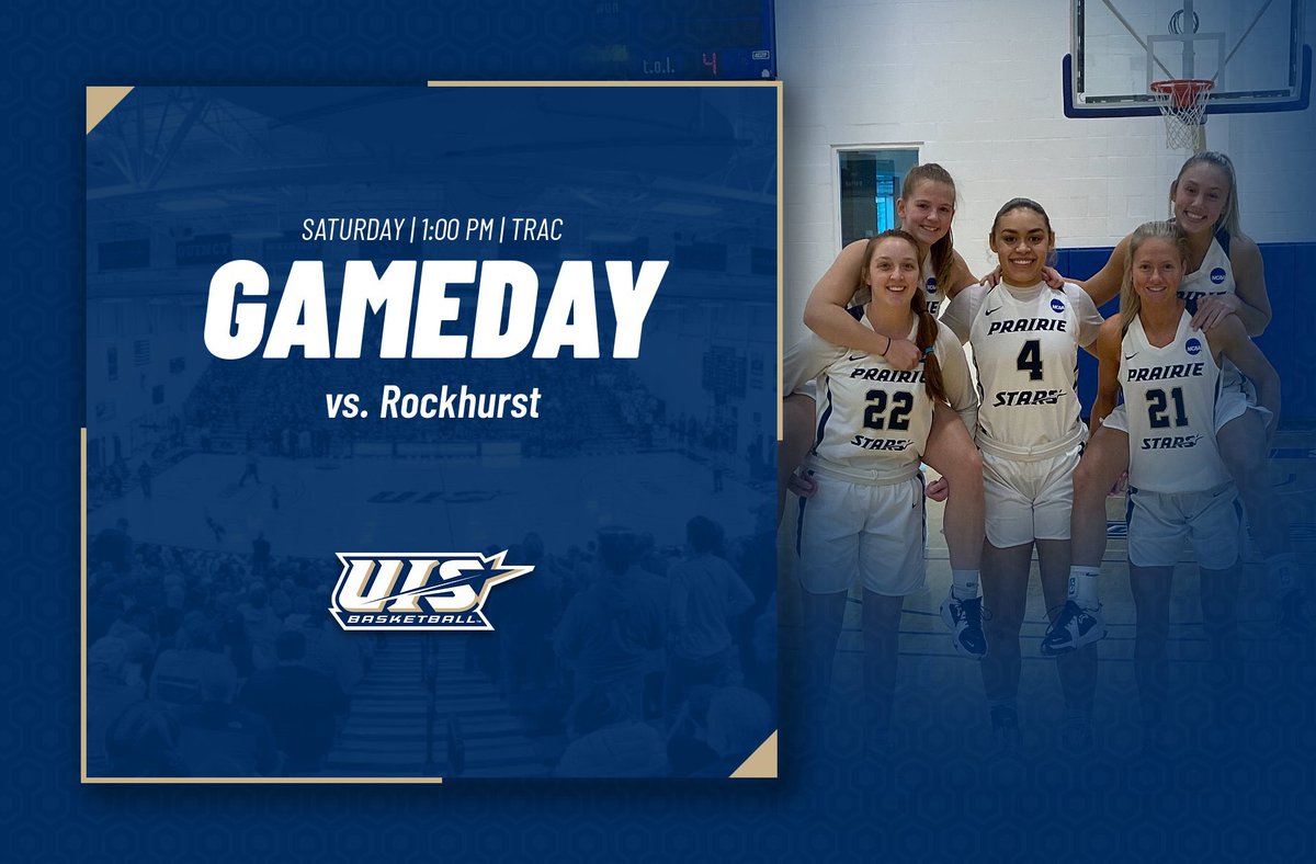 UISWBB's tweet photo. GAMEDAY-SENIOR DAY!!🤩🏀

⭐️The UISWBB 2022 Senior Class-Lauren Ladowski, Olivia Travis, Carson Vance, Ally Gietzel, Ellie Mitchell 
⭐️ Welcome @MaxOUTDaily 
🆚 Rockhurst
🏟 TRAC
⌚️ 1:000PM
📺 https://t.co/dNJRTBLGVm
📊 https://t.co/5Epep3fgcp https://t.co/Z6lAYBigIi