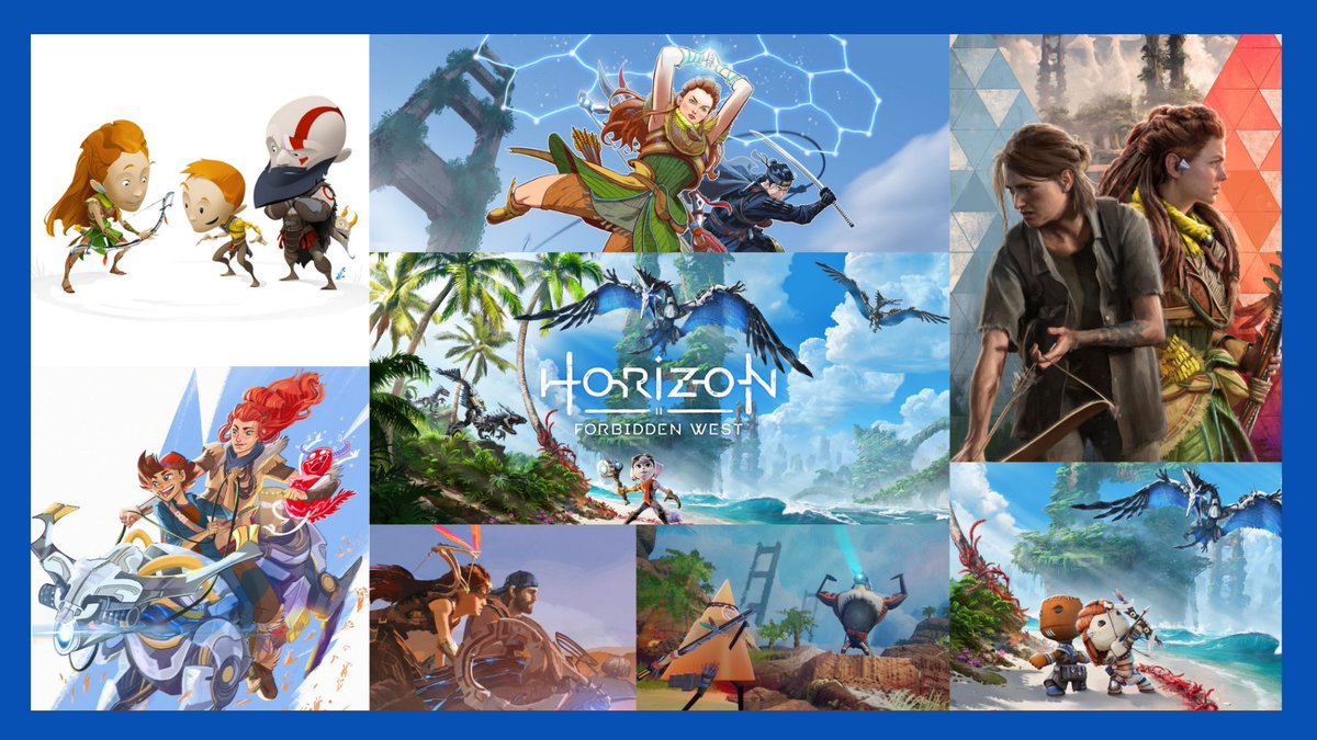 I hope everyone is enjoying there time in the Forbidden West this weekend with that said I wanted to share this collage of the PlayStation Studio Family showing there support to @Guerrilla on the launch of #HorizonForbiddenWest. #PlayStationStudios #RiseAboveOurRuin #gamedev https://t.co/gZi5RBUFGX
