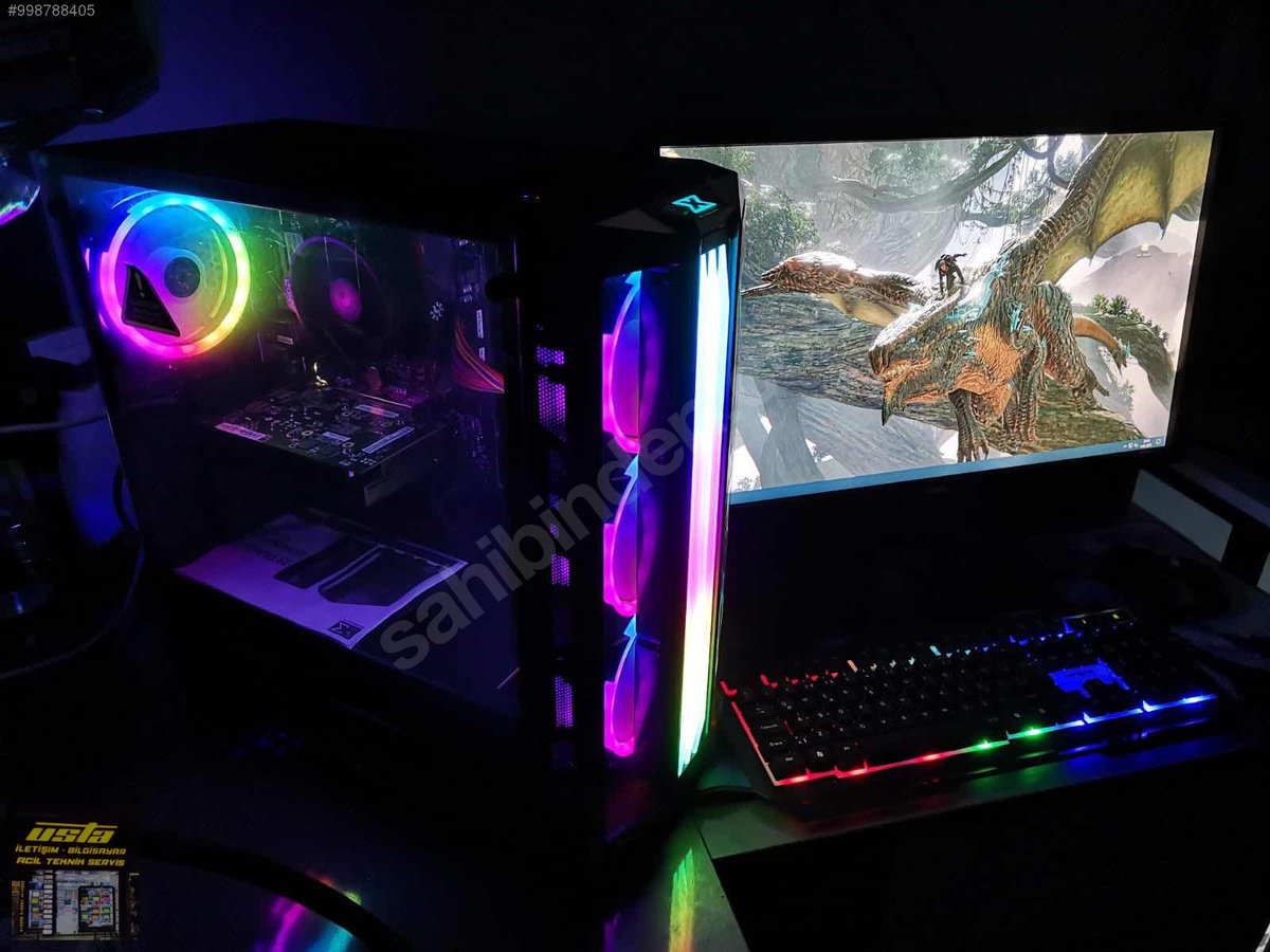 Ryzen 3 1200
Msi a320m pro-vdplus
Xpg ddr4 8gb 3000mhz
Gtx 645 2gb gddr5 128bit
240 GB ssd
Xmatech İstanbul Black rgb kasa (kumandalı)
750 watt power
23.6” FHD 144hz ms BENQ MONİTÖR
RGB KLAVYE MOUSE KOMPLE MASA BOY MOUSEPAD
facebook.com/commerce/produ…
#gaming  #Teknoloji  #eskisehir