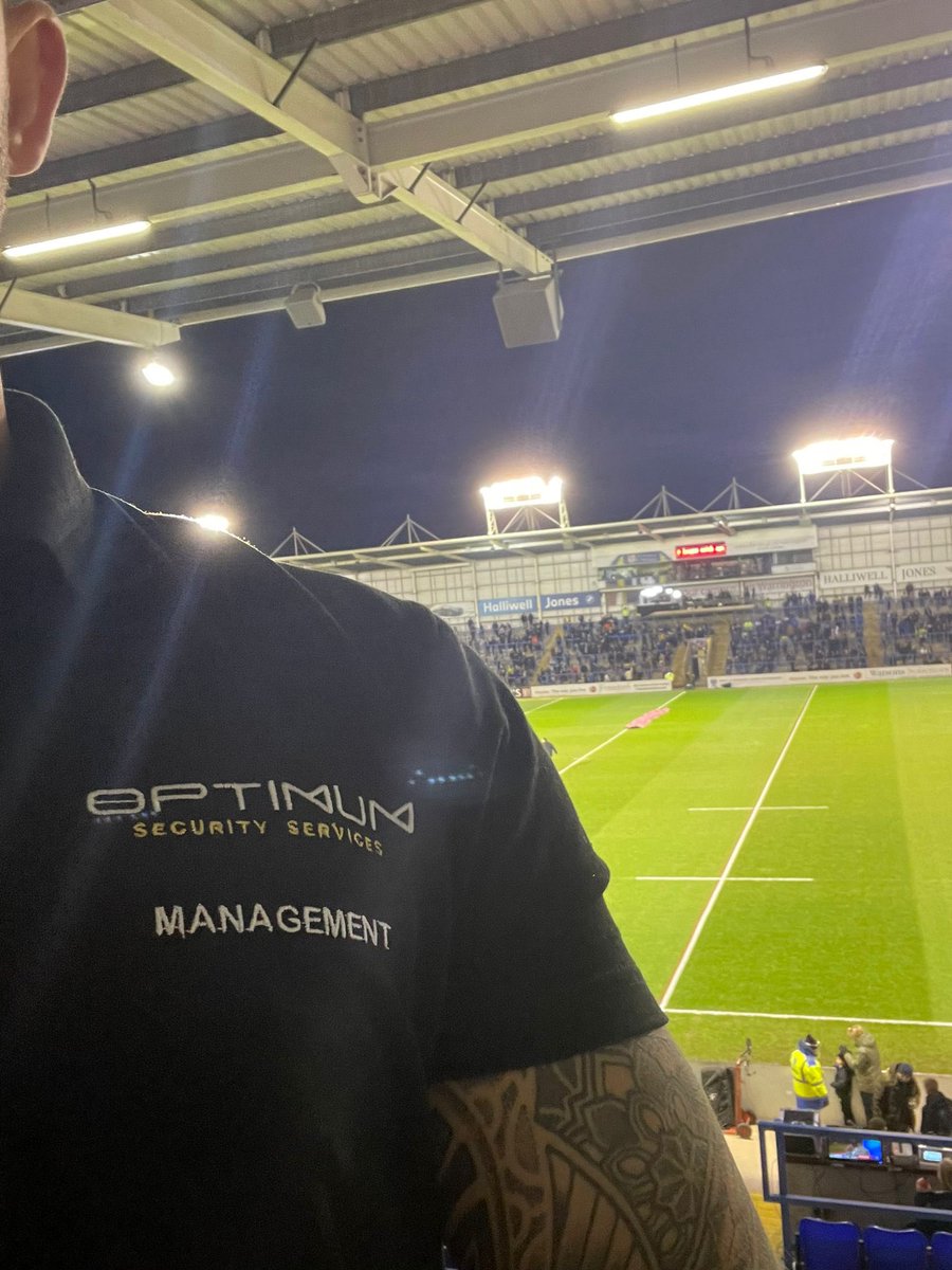 Operating hospitality security at HJ Stadium ⬛️🔶⬜️