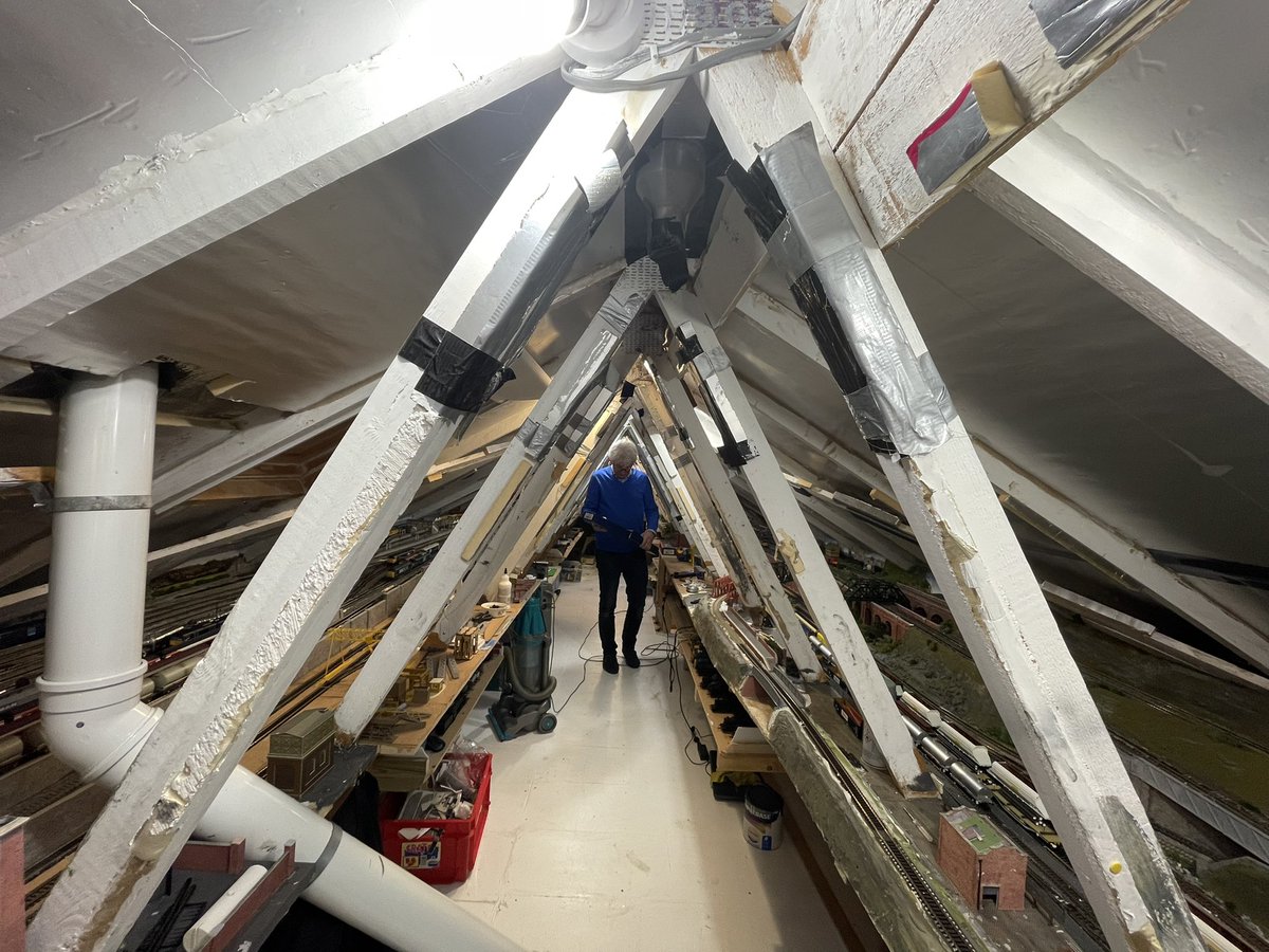 And naturally with plenty of inspiration and support from my dad…  (whose layout is eternally under construction)…  #TwitterModelTrainShow