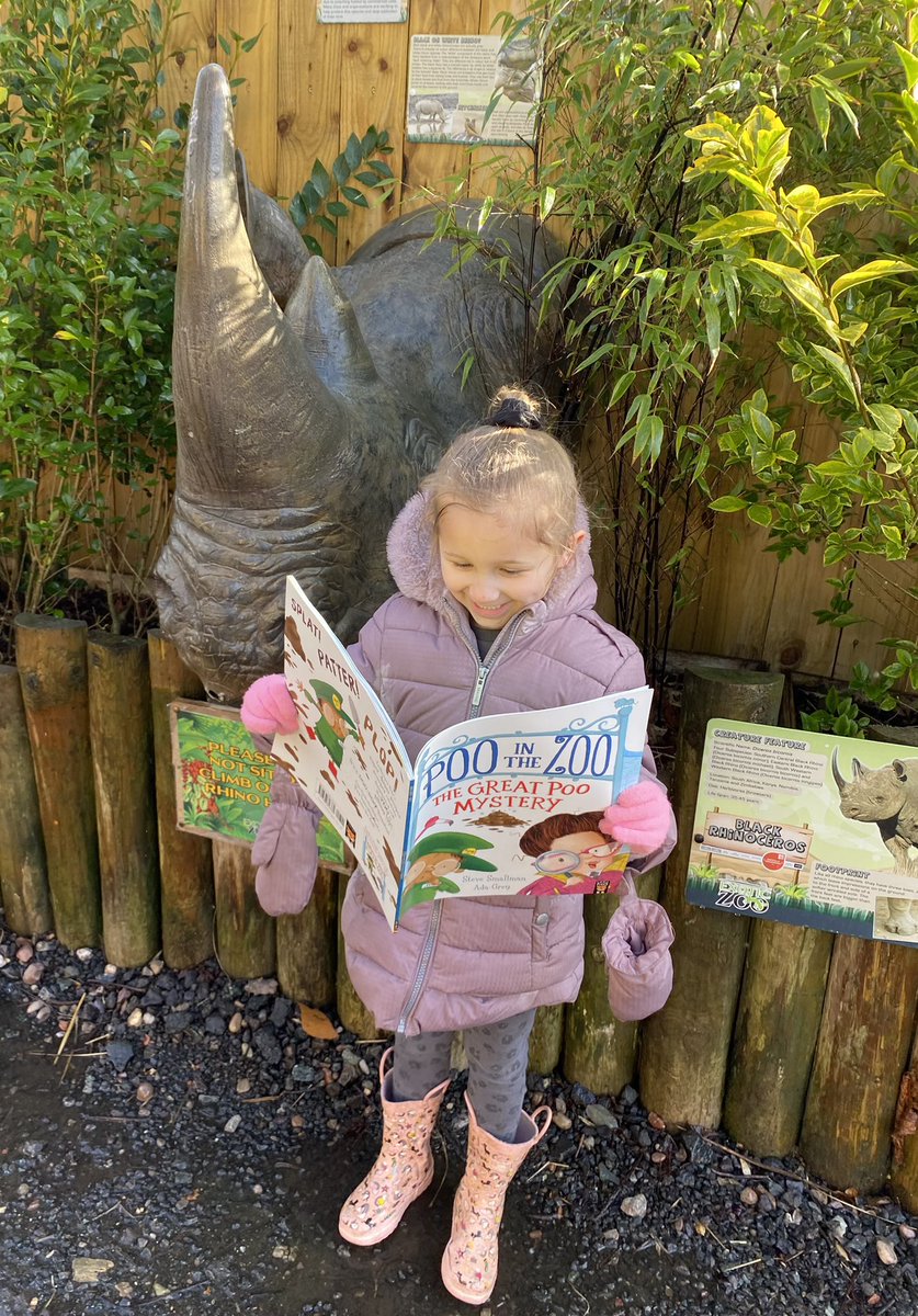 Half term fun as begun.. Reading with a few unusual friends this morning <a href="/CCPSLichfield/">ChristChurchPrimary</a> 🦫🦏📚