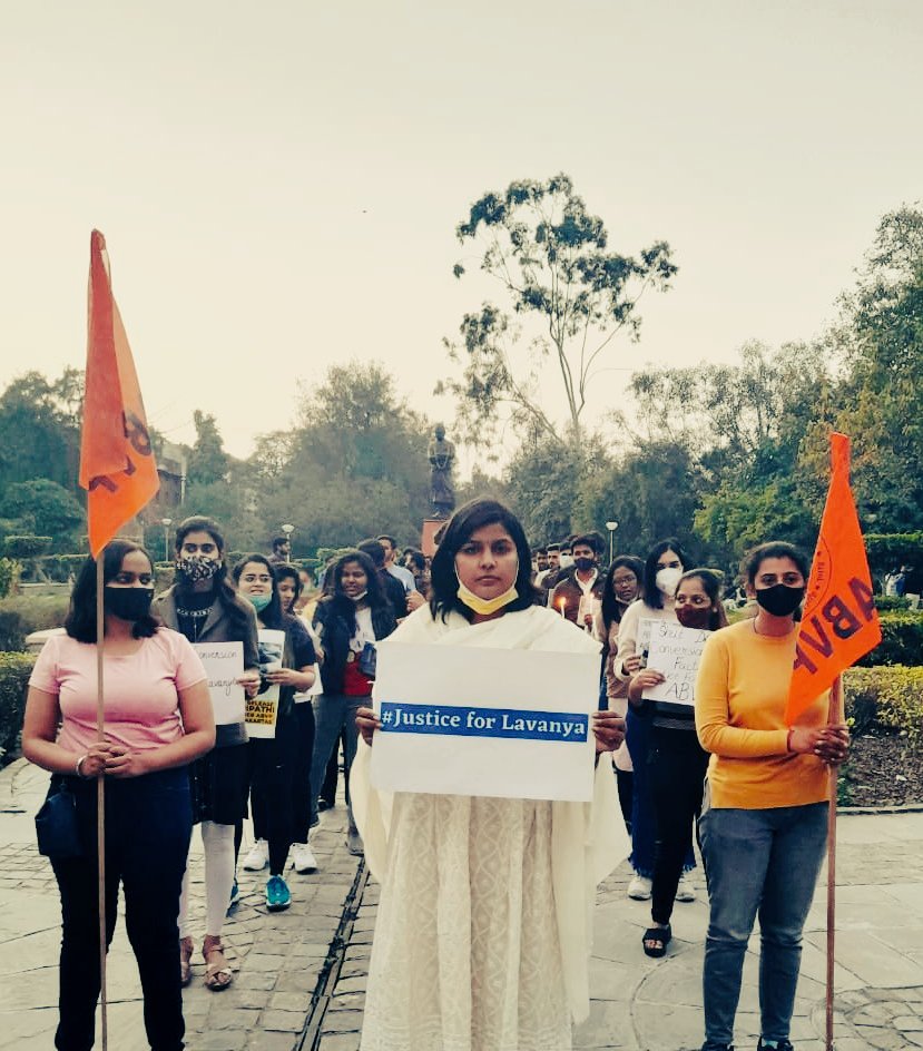 #JusticeForLavanaya #FightForLavanya 
@ABVPDelhi @ABVPVoice