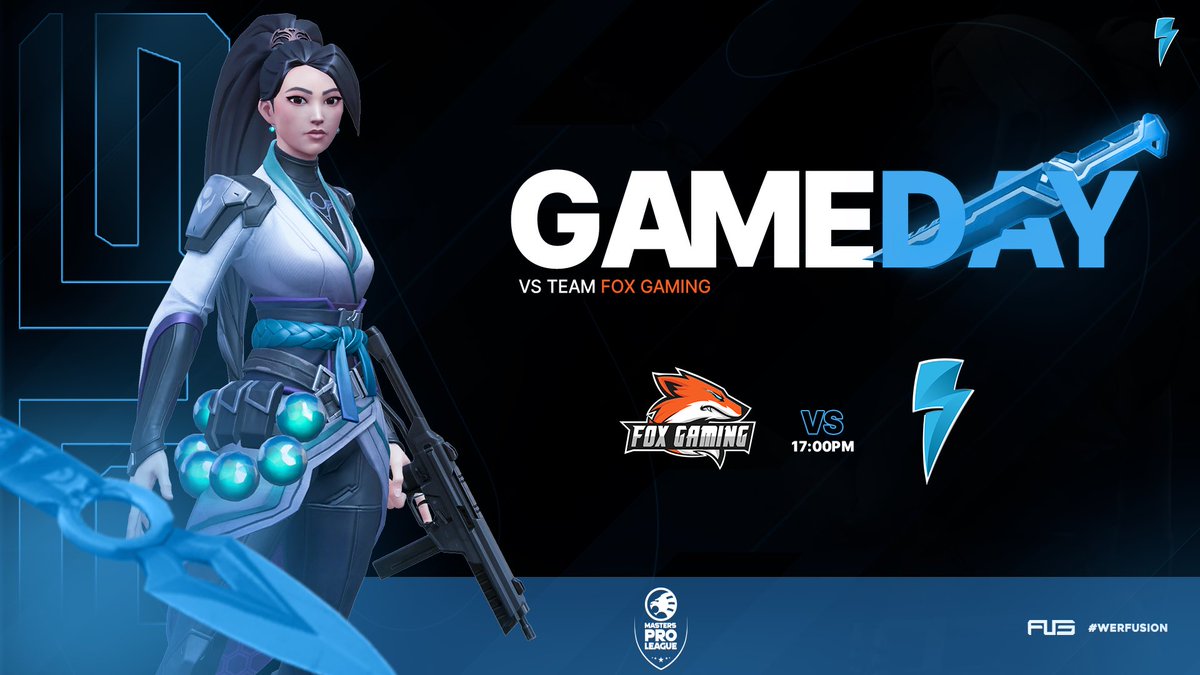 GAMEDAY
Today we are playing the upper semifinals of MOROCCAN PRO LEAGUE FINALS against @FoxGamingMA at 5pm live on twitch.tv/esna_gg 
We are hungry and may the best win !  #FForFEARFUSION #WERFUSION