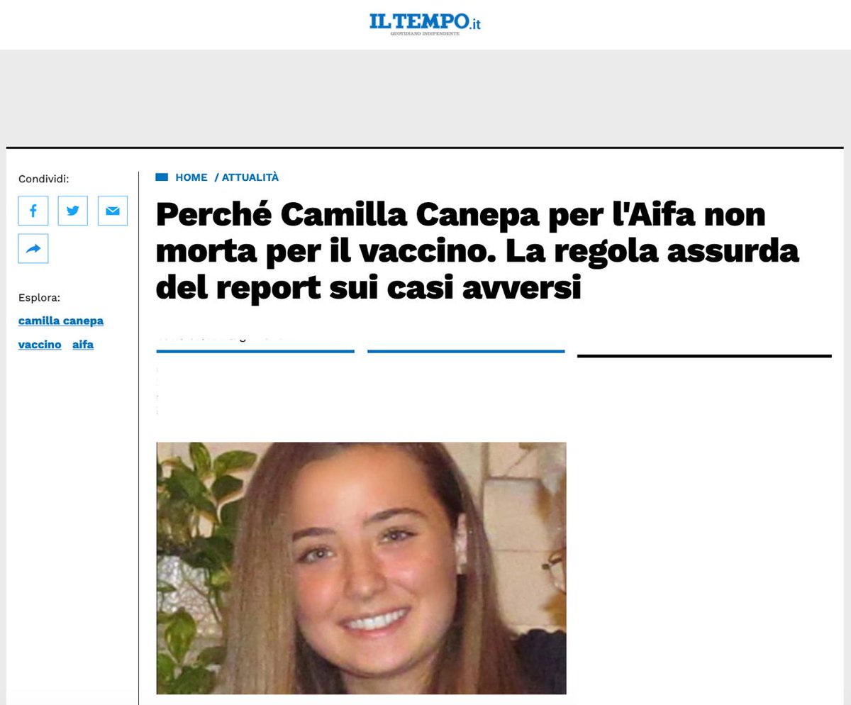 MiroRossini's tweet photo. @LaBombetta76 Ecco come calcolano morti ed eventi avversi da vaccino...non li calcolano! https://t.co/qyTEGDZi9O
