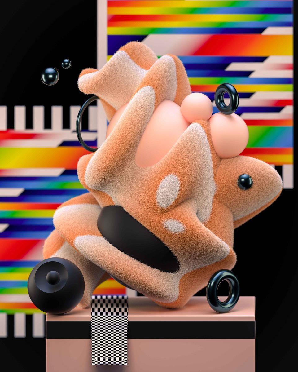 HOFA_io's tweet photo. There are currently 20 exclusive NFT artworks by both emerging and established artists being auctioned right now! Among them is 'Fren' by @animatttic  which is part of a series based on lucid dreams. https://t.co/MIla6CZsZZ