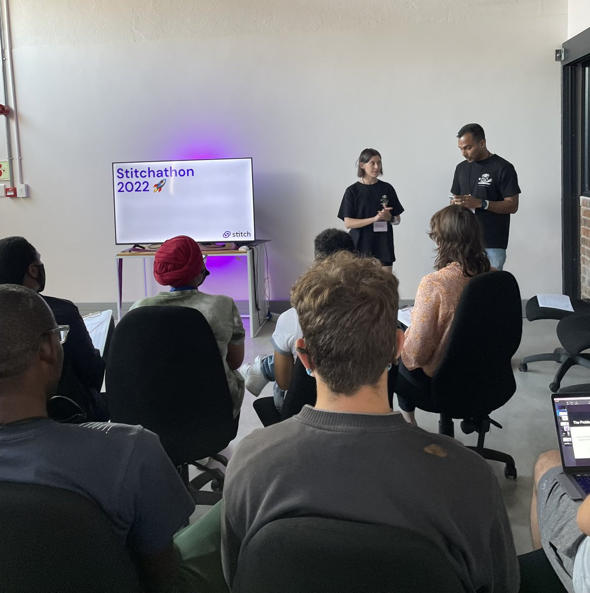 We’re ready for the presentations 😎<a href="/stitchmoneyhq/">Stitch</a> #Stitchathon