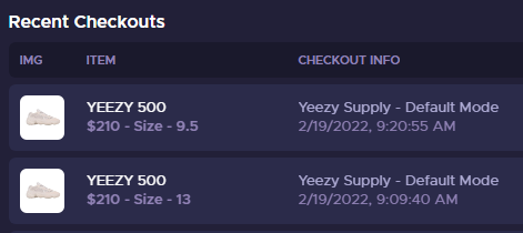 Pretty dookie today but i'll take it.

Group - <a href="/AMNotifyCA/">AMNotify Canada</a> 🇨🇦
Bot - @wrathsoftware <a href="/MEKRobotics/">MEKAIO</a> <a href="/PrismAIO/">Prism</a> 🤖 
Proxy - <a href="/LiveProxies/">Live Proxies</a> <a href="/LEMONPROXY2020/">LEMONPROXY</a> <a href="/Diamond_proxies/">Diamond Proxy 💎</a> ⚡️
Server - <a href="/Sauceservers/">Sauce Servers</a> 🍝
Gmail - <a href="/EasyClickTools/">Abyss</a> 📧

Thanks mates! ❤️