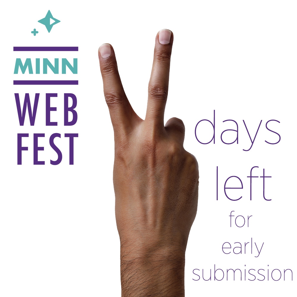 Just TWO days until our Early Submission Deadline! Get those submission in now to lock in some of our best submission rates. Early Submission deadline is February 21st. filmfreeway.com/MNWebFest #MNWebFest #MNWebFest2022 #Podcasts #WebSeries #TikTok #Reels