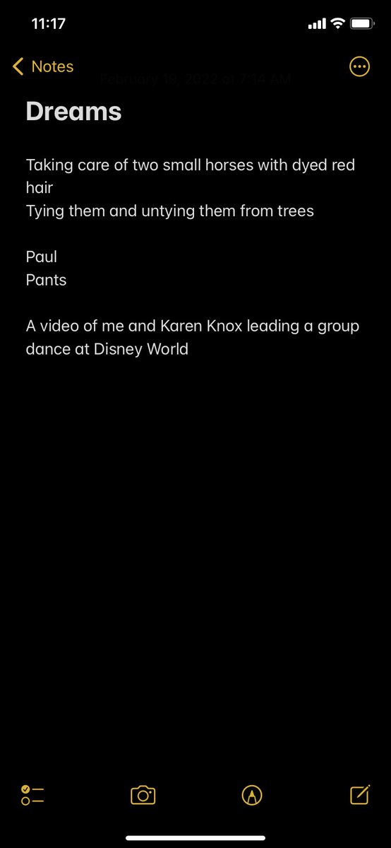 as part of my foray into dream work, I woke up at 7 am this morning and took these demented notes featuring my ex boyfriend and <a href="/knox_x_x_x/">Knox (karen knox when u must)</a>