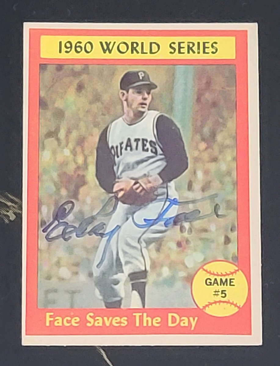 DennisCGarcia's tweet photo. #TTM #autograph return from 93 year old pioneering relief pitcher #ElroyFace @Pirates on a 1961 #BaseballCard https://t.co/19GFLm5BoC
