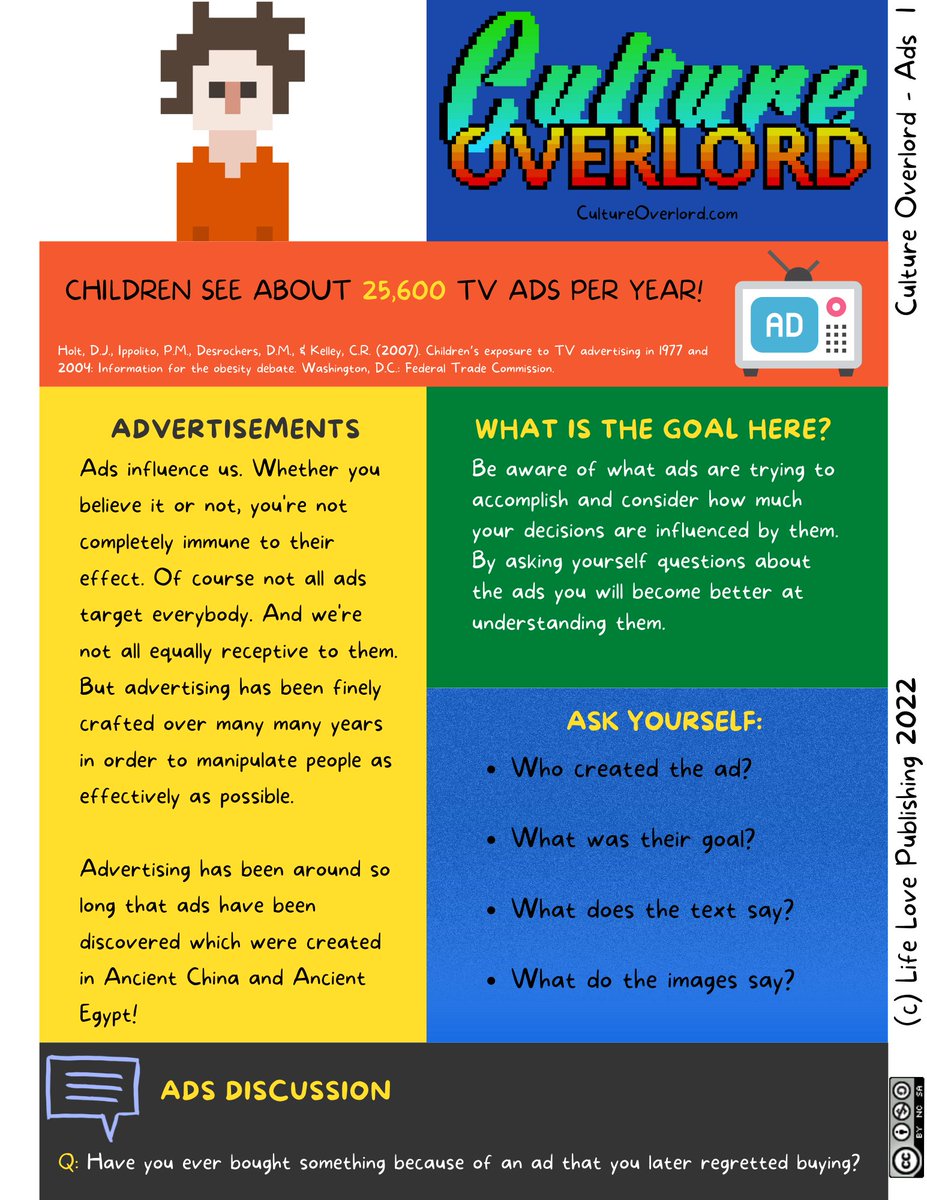 Culture_Ovrlord's tweet photo. We would ♥️ to work w/ educators on #medialiteracy. 
We've developed a worksheet for educators but know that *they* are the subject matter experts. Please contact us or @LifeLovePublish if interested. 

p.s. Culture Overlord was a 2021 GEE! Awards Finalist. #games4ed @geeawards https://t.co/qUDmQ7mFfc