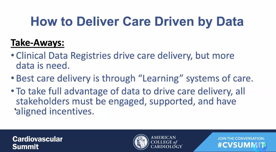 American College of Cardiology (@accintouch) on Twitter photo 🔑 Key Points from the "How to Deliver Care Driven by Data" session by Drs. <a href="/sbradley_heart/">Steve Bradley</a> & Edward T.A. Fry and Kevin Willmann during the #CVSummit today 🔑 Key Points from the "How to Deliver Care Driven by Data" session by Drs. <a href="/sbradley_heart/">Steve Bradley</a> & Edward T.A. Fry and Kevin Willmann during the #CVSummit today