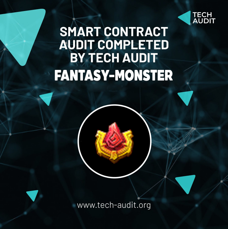 ✨contract is audited and listed, check the report by link below

Audit link:github.com/Tech-Audit/Sma…

Website🌐:fantasy-monster.io