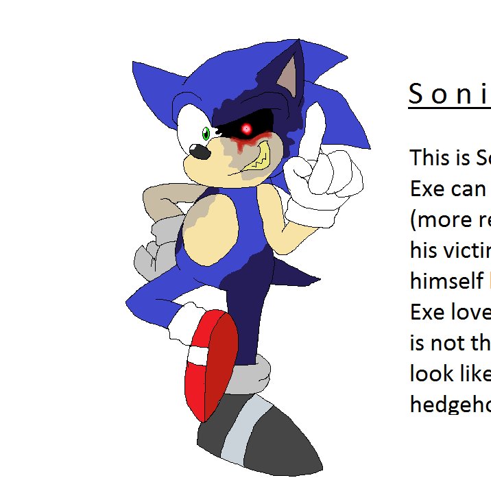 Fun Fact: The original Sonic.exe (2011) has grey shoes instead of red : r/ SonicEXE