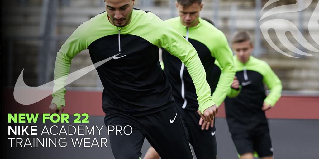 Soccer al "Nike Academy Pro gear – we think it's one of their hottest ranges yet!🔥 In stock with up to 25% off RRP. https://t.co/o2OswxLB94 #directsoccer #nike #nikefootball #footballtraining #